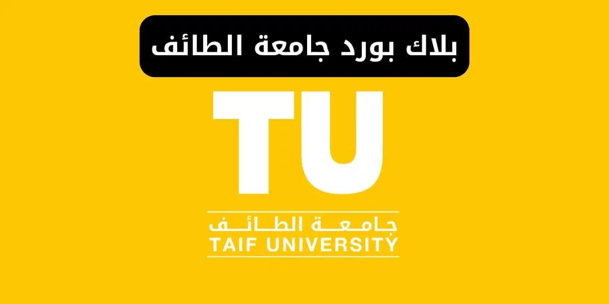 طريقة التسجيل في بلاك بورد جامعة الطائف